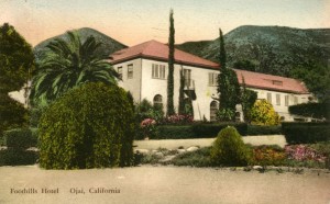 The Second Foothills Hotel. The hotel was, eventually, sold to Cal Prep to be used as a school for boys. 