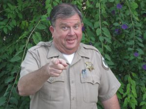 Ventura County Parks Department Park Ranger Drew Mashburn (circa 2014). Mashburn's career with the department began on August 26, 1974 and ended in mid-September of 2015 when he retired with 41+ years of service. 